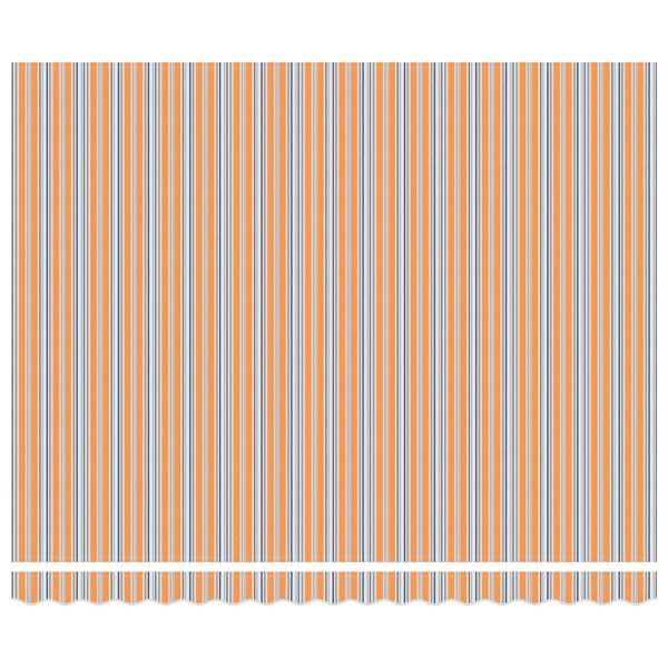 vidaXL K&auml;igukohandatav varikatus Sinine ja Oranž 400 &times; 300 cm