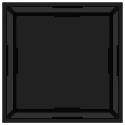 vidaXL kohvilaud, must, 60 x 60 x 35 cm, karastatud klaas