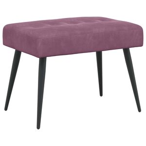 vidaXL N&ouml;&ouml;riga pehmendatud pink Lilla 60 x 40 x 45 cm Samet
