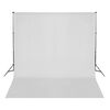 vidaXL fotostuudiokomplekt lambid, vihmavari, taustapilt ja reflektor