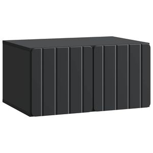 vidaXL Rippuv TV kapp Must 59,5 x 41 x 30 cm Tehispuit