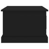 vidaXL kohvilaud, must, 50 x 50 x 35 cm, tehispuit