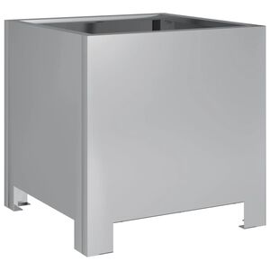 vidaXL aia taimekast, 30x30x30 cm, tsingitud teras