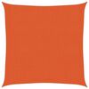 vidaXL p&auml;ikesepuri 160 g/m&sup2; oranž 3 x 3 m HDPE