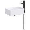 vidaXL Vannitoa pesu kauss Matt must 40,5 x 30,5 x 13 cm Metall