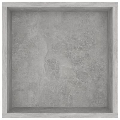 vidaXL seina telerikapp, betoonhall, 102 x 35 x 35 cm, puitlaastplaat