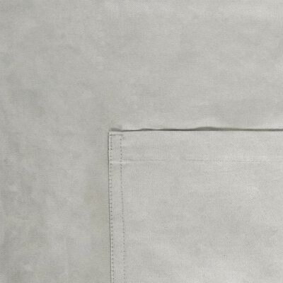 vidaXL 15-osaline rätikute komplekt pajakinnaste ja -lappidega, hall