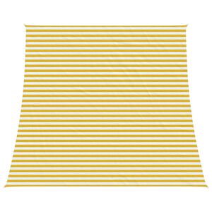 vidaXL P&auml;ikesetelgi sail Kollane ja Valge 4 / 5 x 4 m HDPE