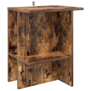 vidaXL Kohvilaud Suitsutatud tamm 40 x 30 x 49 cm Tehispuit
