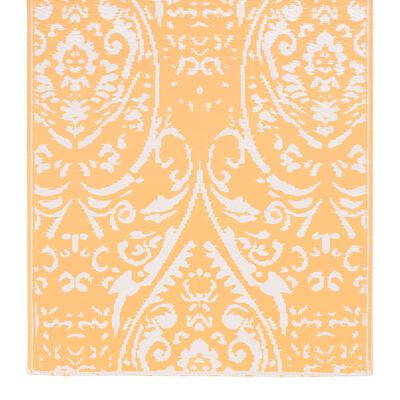 vidaXL õuevaip, oranž ja valge, 80 x 150 cm, PP