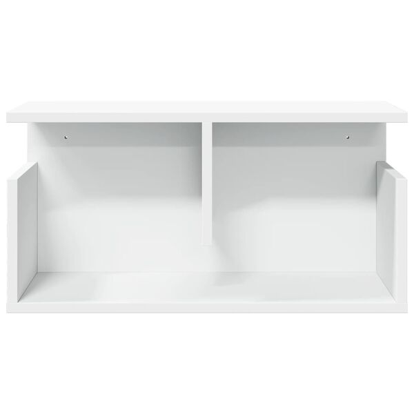 vidaXL seinakapp, 60 x 20 x 30 cm, valge, tehispuit