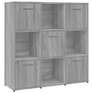 vidaXL raamaturiiul, hall Sonoma, 90x30x90 cm, tehispuit