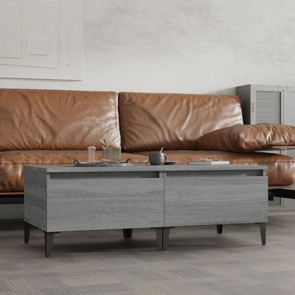 vidaXL lisalauad 2 tk, hall Sonoma tamm, 50 x 46 x 35 cm, tehispuit