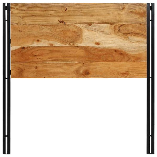 vidaXL voodipeats 100 cm Täispuidust akaatsia ja raud