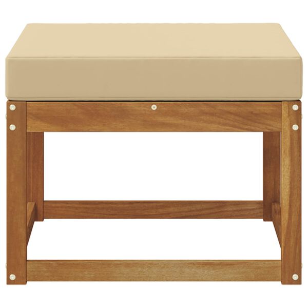 vidaXL V&auml;li jalatoed Tugev akatsiapuu Neutraalne