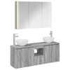 vidaXL Vannitoa kapikomplekt 4 pcs Hall Sonoma 103,5 x 15,5 x 70 cm