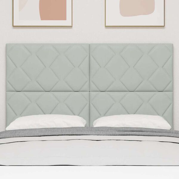 vidaXL LED peatoed Helehall 144 cm Kunstnahk