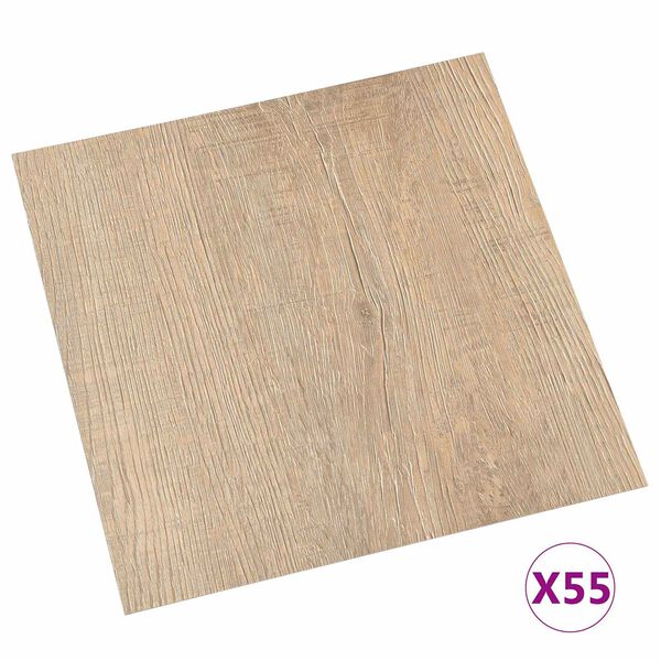 vidaXL P&otilde;randaplaadid 55 pcs Pruun 5,11 m&sup2; PVC