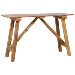vidaXL konsoollaud 130 x 40 x 80 cm, taastatud puidust