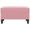 vidaXL jalapink, roosa, 70x55x41 cm, samet
