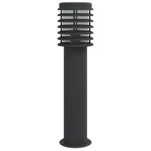 vidaXL &otilde;ue lambipost, must, 60 cm, roostevaba teras