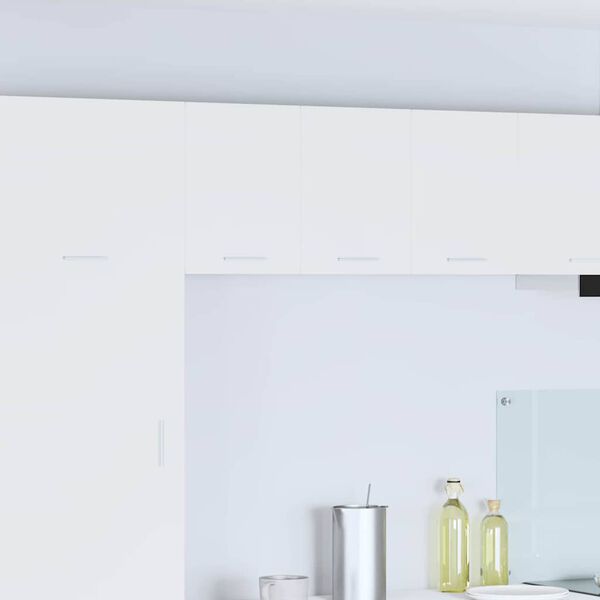 vidaXL Seinakapp ladustamisega uksega Valge 30 x 31 x 40 cm Tehispuit