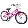 vidaXL Laste Bike 18 Tolli 5-7 aastastele Tumepink