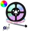 vidaXL LED Ribad 12 pcs Must ja l&auml;bipaistev 1700 mm Vask ja plastik