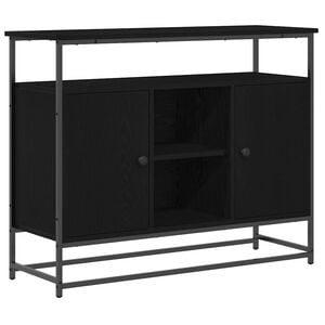 vidaXL K&otilde;ide Must tamm 100 x 35 x 80 cm Tehispuit