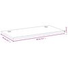 vidaXL kirjutuslaua plaat, 80 x 40 x 2,5 cm, bambus
