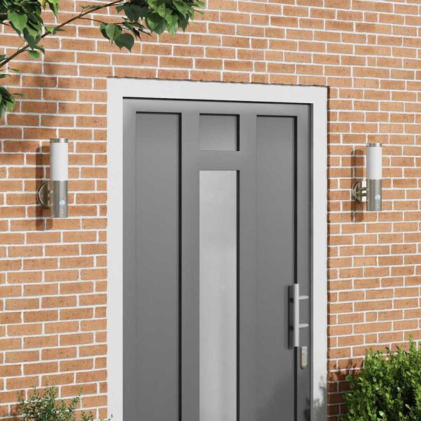 vidaXL V&auml;line seinalamp 2 pcs H&otilde;bedane 15 x 7,5 x 33 cm