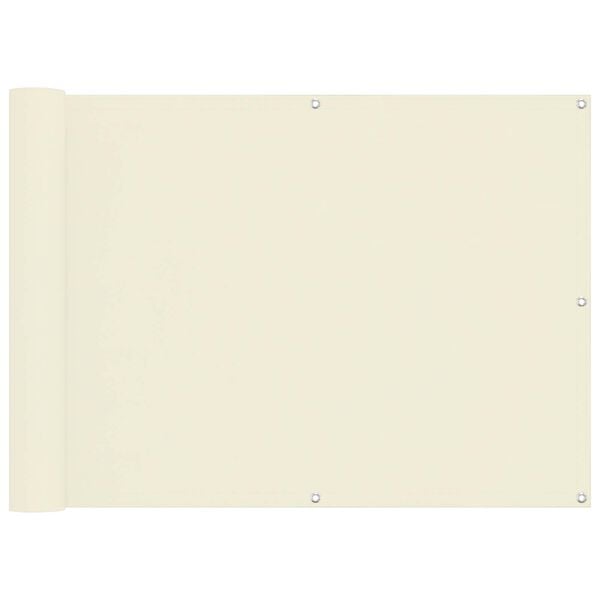 vidaXL R&otilde;du Eesriie cream 75 x 200 cm Oxfordi kangas