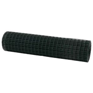 vidaXL Euroopa aed Roheline 1 x 25 m PVC-kaetud raud