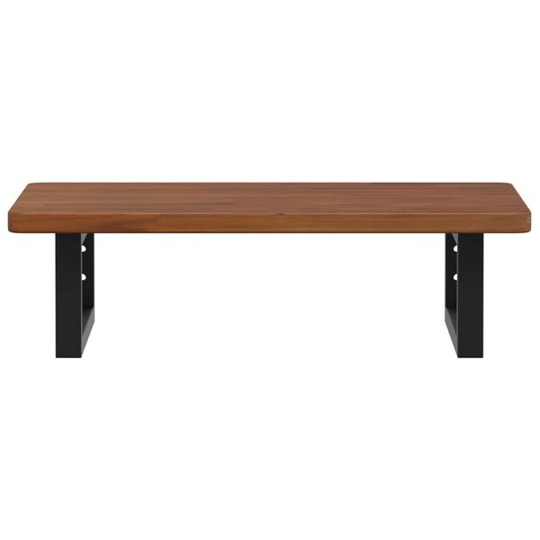 vidaXL seinale kinnitatav valamuriiul, teras ja tammepuit