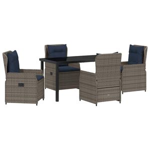 vidaXL Aia s&ouml;&ouml;gilaudade komplekt 5 pcs Hall Pol&uuml;rooster