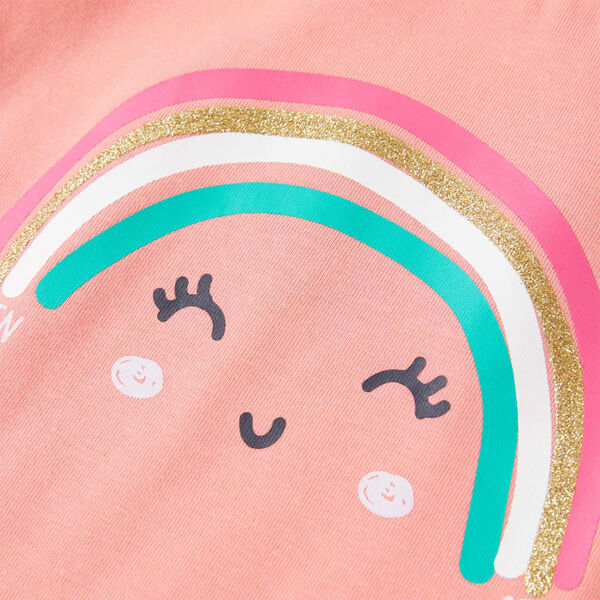 Laste T-s&auml;rk, helekorallpunane, 104