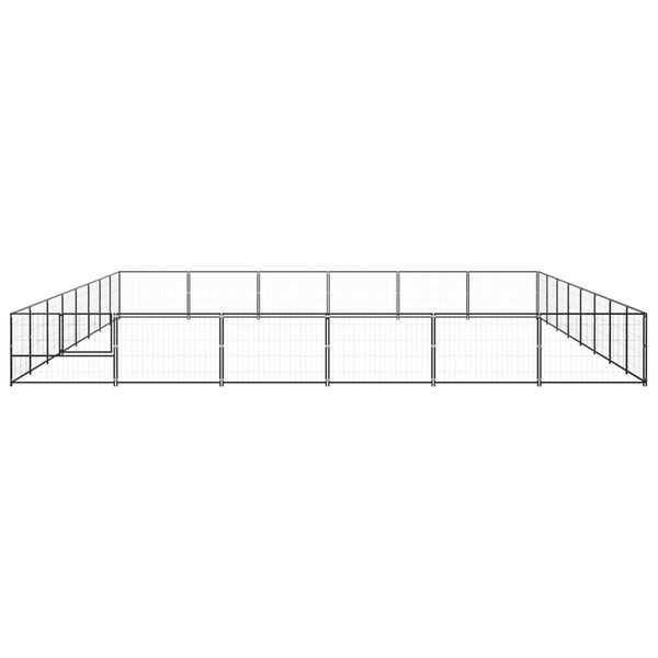 vidaXL koeraaedik, must, 48 m², teras