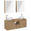 vidaXL Vannitoa kapikomplekt 5 pcs Artisan tamm 53 x 15,5 x 70 cm