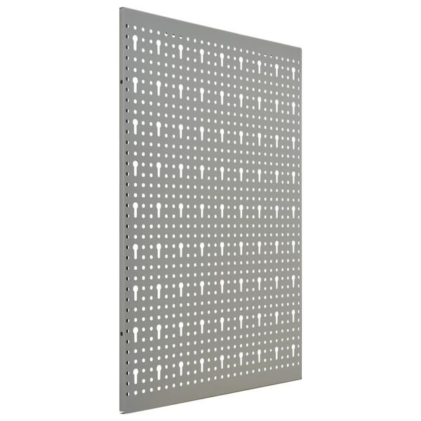 vidaXL seinale paigaldatav pulkadega paneel, 4 tk, 40 x 58 cm, teras