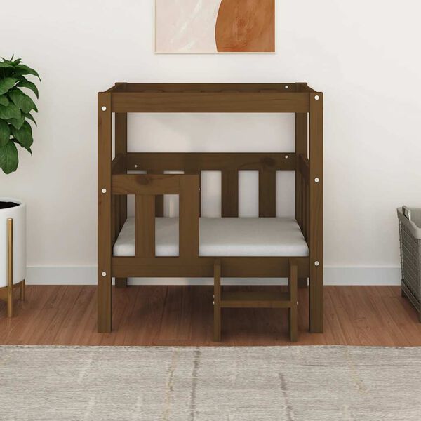 vidaXL koeravoodi, meepruun, 65,5 x 50,5 x 70 cm, m&auml;nnipuit