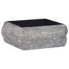 vidaXL valamu, must, 30x30x13 cm, marmor