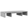vidaXL reguleeritav monitorialus, betoonhall, 60x24x10,5 cm, tehispuit