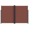 vidaXL lahtit&otilde;mmatav k&uuml;lgsein, pruun, 220 x 600 cm