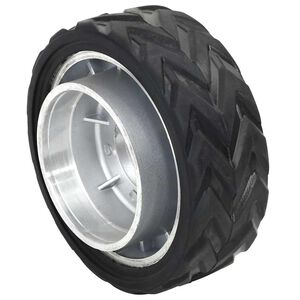 vidaXL haagise tugiratta ratas, &Oslash;19,5x10 cm, alumiinium ja kumm