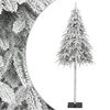 vidaXL kunstkuusk lumiste okstega, 210 cm