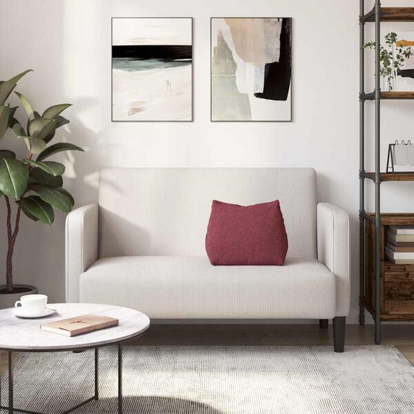 vidaXL Seljatugi padi Veinpunane 45 x 20 x 35 cm kangas