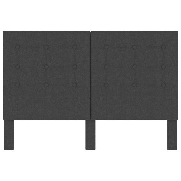 vidaXL tupsudega voodipeats tumehallist kangast 140 x 200 cm