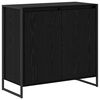 vidaXL K&otilde;rvalkapp Must tamm 79 x 36 x 75 cm Tehispuit
