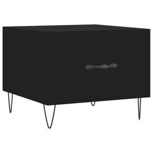 vidaXL kohvilaud, must, 50x50x40 cm, tehispuit