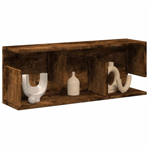 vidaXL seinakapp, 80x20x30 cm, suitsutatud tamm, tehispuit